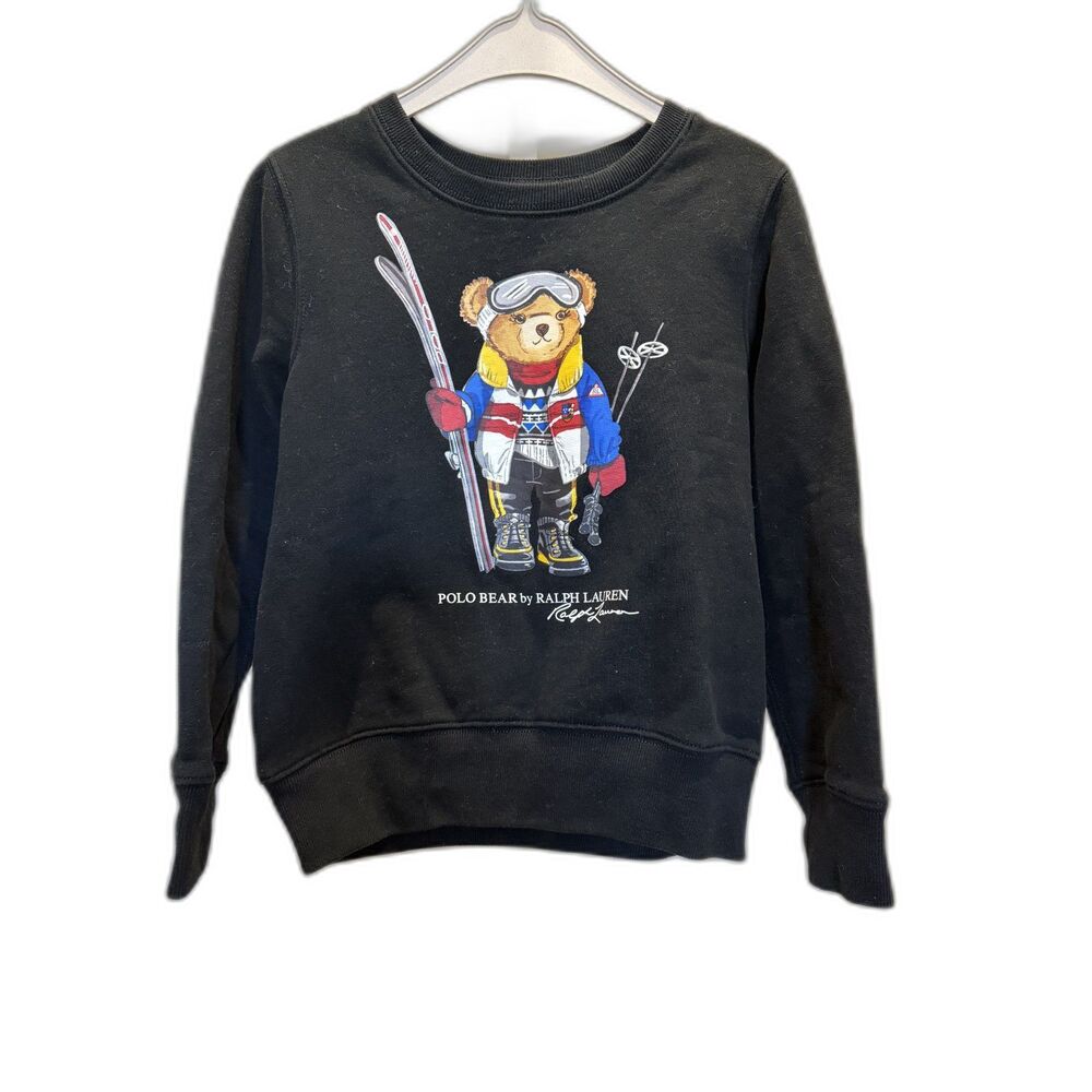 Polo Ralph Lauren Crewneck Sweatshirt, Skiing Bear girls size 7